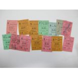 Early/Mid 1960's Concert Ticket Stubs: A good collection of sixteen obtained from the Gaumont and