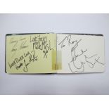 Autographs - A Good Collection of Signatures Obtained Mainly in the 1980's, to include Marillion,