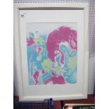 A Limited Edition Framed Print of Paul McCartney, after Richard Avedon, frame measures 58cm