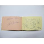 Autographs - A Great Collection of Signatures, obtained circa 1977/80 including Black Sabbath (