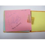 Autographs - A Good Collection of Signatures Obtained Circa 1982/1984, to include Morrissey (The