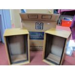 A Pair of Mordaunt - Short MS079 Loud Speaker Outer Casings.