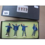 Beatles Interest: A set of four Beatles white metal figures, HELP!, boxed.