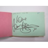 Autographs - A Good Collection of Signatures obtained mainly during The 1980's, to include Depeche