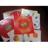 Sixteen 12'' Coloured Vinyl Singles/Picture Discs, to include, The Three Degrees, Alicia Bridges,
