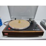 Audio: An Input Design Ltd 'of Biggleswade Turntable, fitted with a Linn Basik LV V tonearm, audio