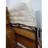 Double Bed, having Vi sprung mattress and headboard.