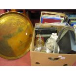 Viners 'Splayds' (boxed) epns teapot, tray etc, figure group of 'The Three Graces', Astral quartz