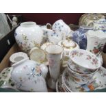 Crown Royal and Other Teaware, vases, trinket pots etc:- One Box