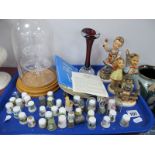 Collectors Thimbles, including Sterling Silver, Wedgwood, Caverswall, Spode, Chelsea, Royal