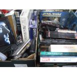 A Star Wars Computer Gift Set, Kylo Ren model, Dan Dare 1989 calendar, other publications, Top