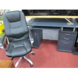 Computer Desk and Office Swivel Chair.