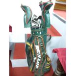 Dunlop Golf Bag, containing Ryder clubs, balls.