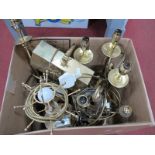 Quantity of Brass Table Lamps:- One Box