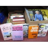 Agatha Christie, Ian Fleming and Other Books:- Two Boxes