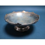 A Hallmarked Silver Pedestal Dish, Walker & Hall, Sheffield 1936, "Rotary Golf Meeting Skegness