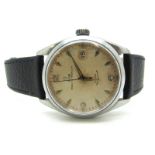 Tudor; A Vintage Automatic Gent's Wristwatch, the signed dial with Arabic numerals, dagger