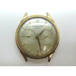 Jaeger Le Coultre; A Vintage 9ct Gold Futurematic 20318 Cased Automatic Gent's Wristwatch Head