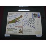 Hans Rossbach Royal Air Force Uxbridge (Luftwaffe Commemorative Signed) Military Flown Cover Dated