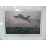 An Unframed Print, "Defence by Deterrent" by John Peirson, graphite signatures of the artist and