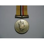 A Queen Elizabeth II 2004 Iraq Medal, to 25111449 Trooper A.J. Robinson, Royal Dragoon Guards.