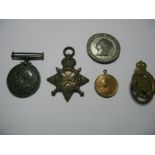 A WWI Medal Pair, comprising 1914-15 Star and War Medal to 1886 Pte. E McQuade, RAMC. Plus a 1914 On