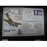 Hans Rossbach Royal Air Force Andover (Luftwaffe Commemorative Signed) Military Flown Cover Dated