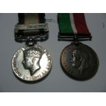 A King George VI Indian General Service Medal, to a native unit with North West Frontier 1937-39 bar