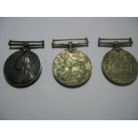 A Queens South Africa Medal to Lieut B.H. Jones, Royal Indian Marine Service, canning, plus two WWII