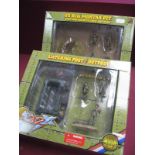 Two 21st Century Toys, The Ultimate Soldier 32 x 1:32nd Scale Military Model Figure Sets,