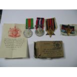 A WWII Medal Quartet, comprising War Medal, Defence Medal, 1939-45 Star, Burma Star, in box of issue