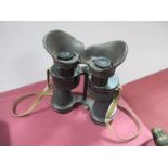 A Pair of Mid XX Century British Military Binoculars, x 5/MKIV with WD Arrow.