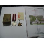 WITHDRAWN - A WWII Casualty Medal Duo, comprising 1939-45 Star and War medal to 4747327 Pte. A. Brea