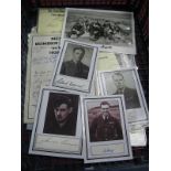 A Collection of Royal Air Force Signatures, including R.Smith D.F.C 617 Sqn, Tommy Thompson 18