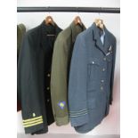 Three 2nd Half XX Century Military Uniforms. An American Naval blazer/an R.A.F uniform to a