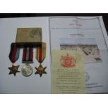 WITHDRAWN - A WWII Casualty Medal Trio, comprising 1939-45 Star/Africa Star/War Medal to 1896383 Tro