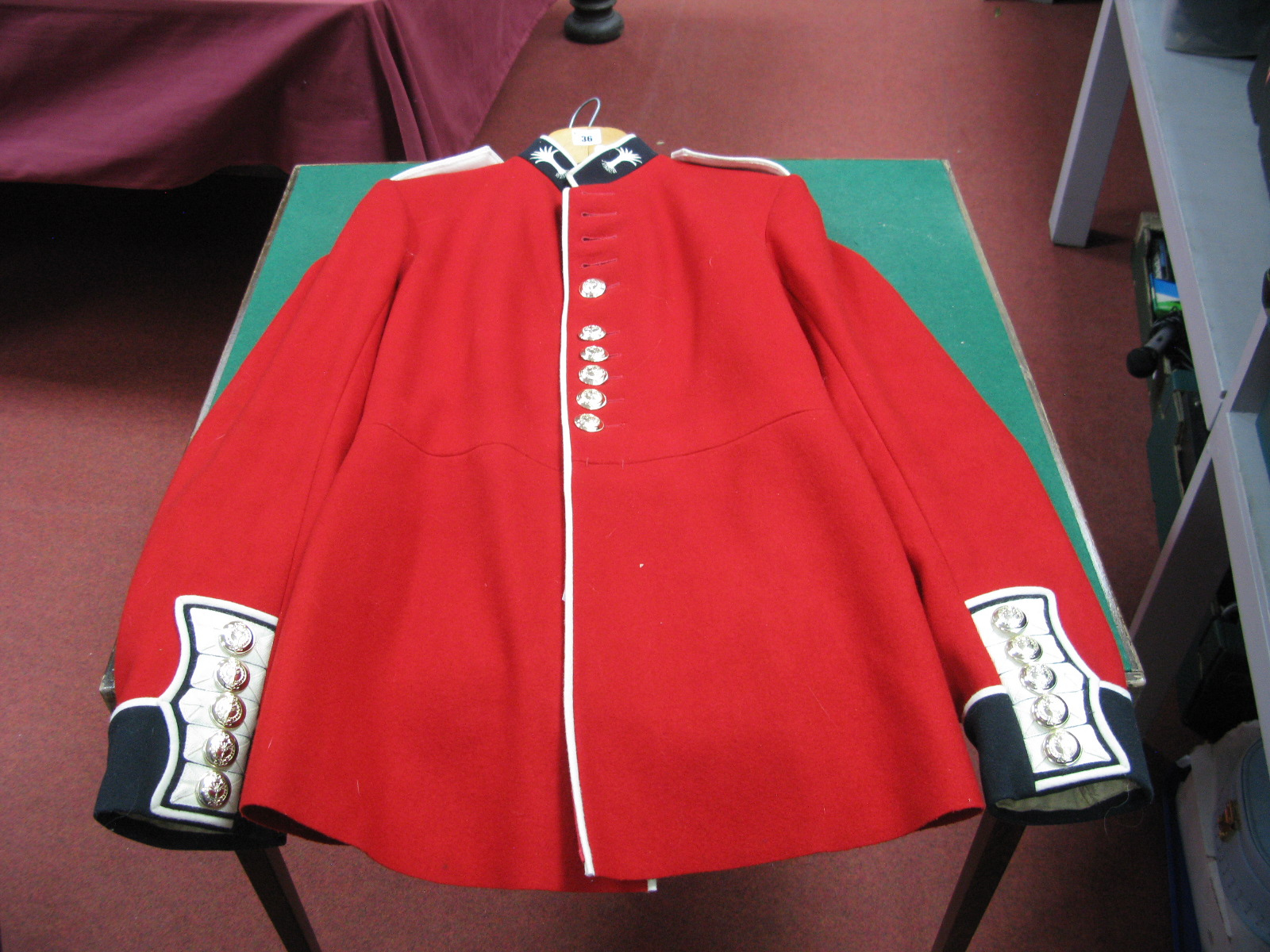 A 2nd Half XX Century Welsh Guards Red Tunic.