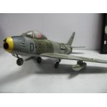 A Plastic Model of a German Air Force Canadair CL 13B Sabre Military Aircraft, No. D-9539,