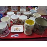 Richard Guyatt Wedgwood Mug, Commem mugs, etc:- One Tray