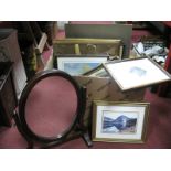 Quantity of Prints, dressing mirror:- One Box