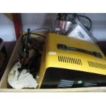 Giant GZL 15 12v-24v Battery Charger, tools; a Power Plus submersible water pump, POW 675.