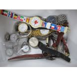 A Small Collection of Vintage and Later Ladies and Gent's Wristwatch, including Oris, Lorus,