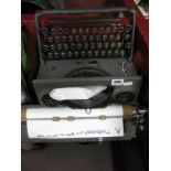 An Imperial Typewriter, with wide carriage and full capital keys. (2)