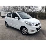 2013 [YS13 VSJ] Hyundai i10 Active, 5-Door Hatchback in white, 1.3 Petrol Manual Gearbox, 10,721