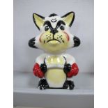 Lorna Bailey - Arnold (Schwarzenegger) the Cat, 12.5cm high.