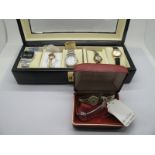 A Collection of Vintage Style and Later Ladies Wristwatches, including Omega, Pilot, Bulova etc, a