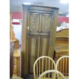 Old Charm Oak Hall Wardrobe, 79cm wide.