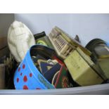 Tins, figures, beer mats, etc:- One Box