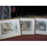 W.Russell Flint, four framed prints. (4)