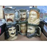 Kingston Pottery Character Jugs, featuring English Monarch (10):- One Box